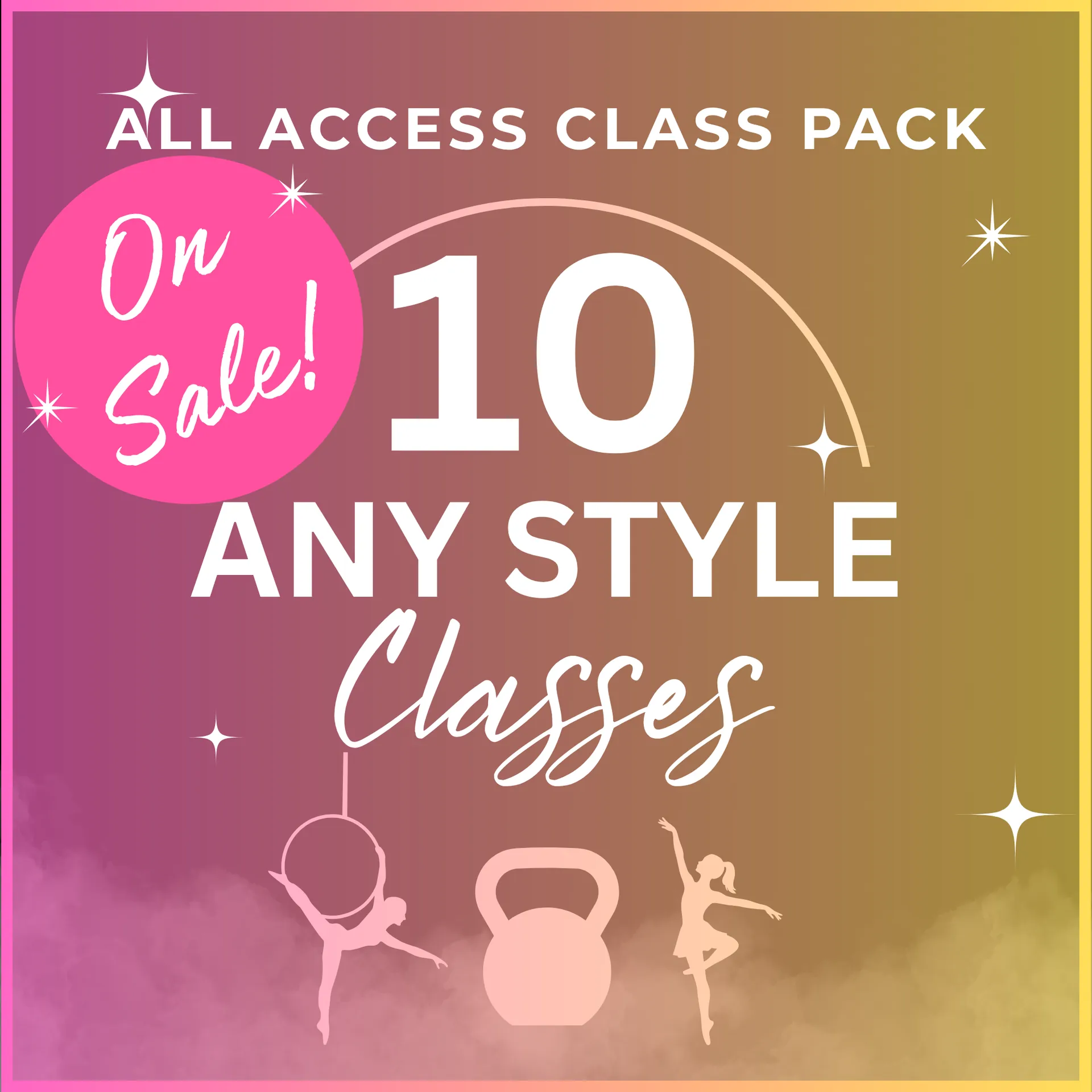 Memorial Day flash sale class pack offer